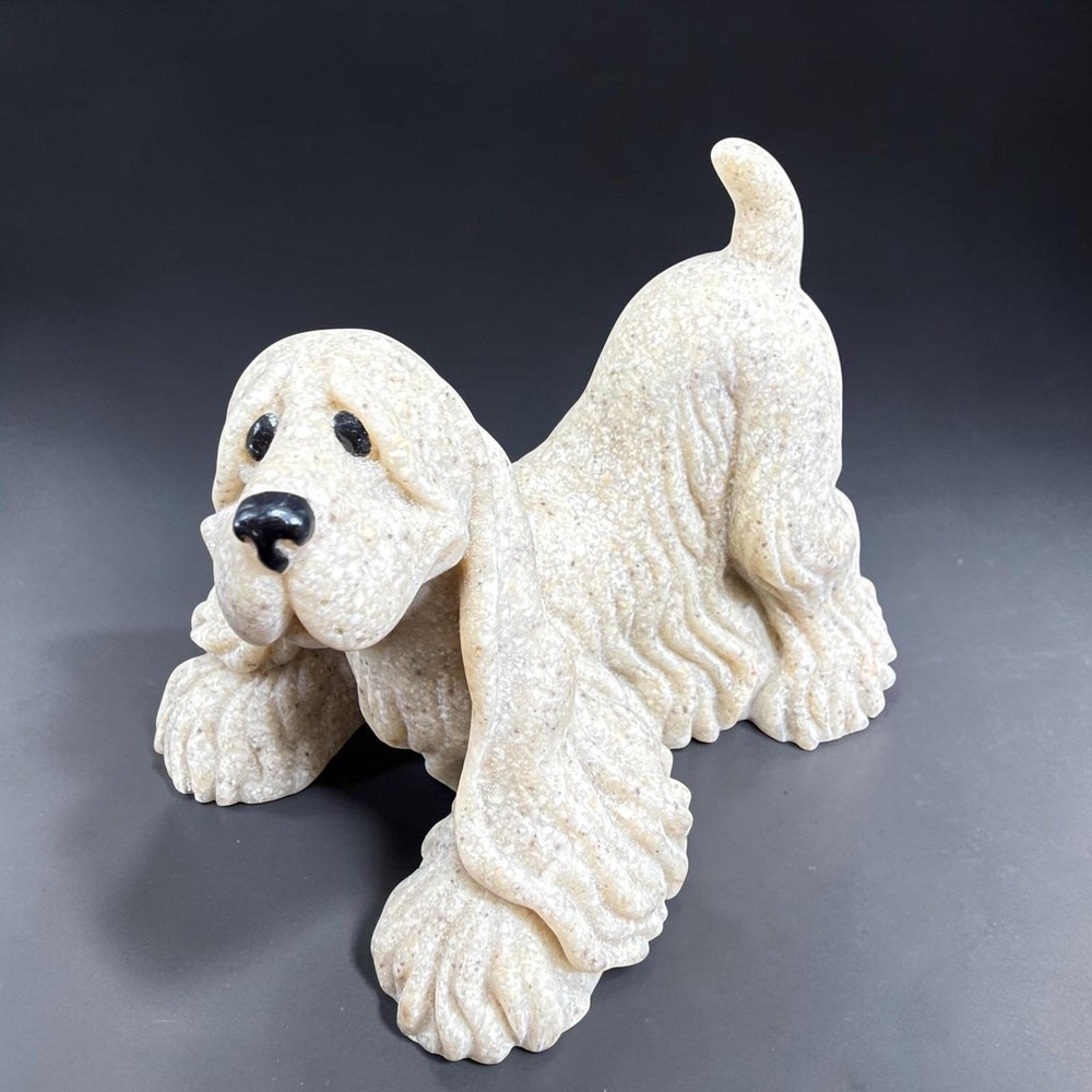 Quarry Critters Cashew Cocker Spaniel Dog Figurine Second Nature Design 50264